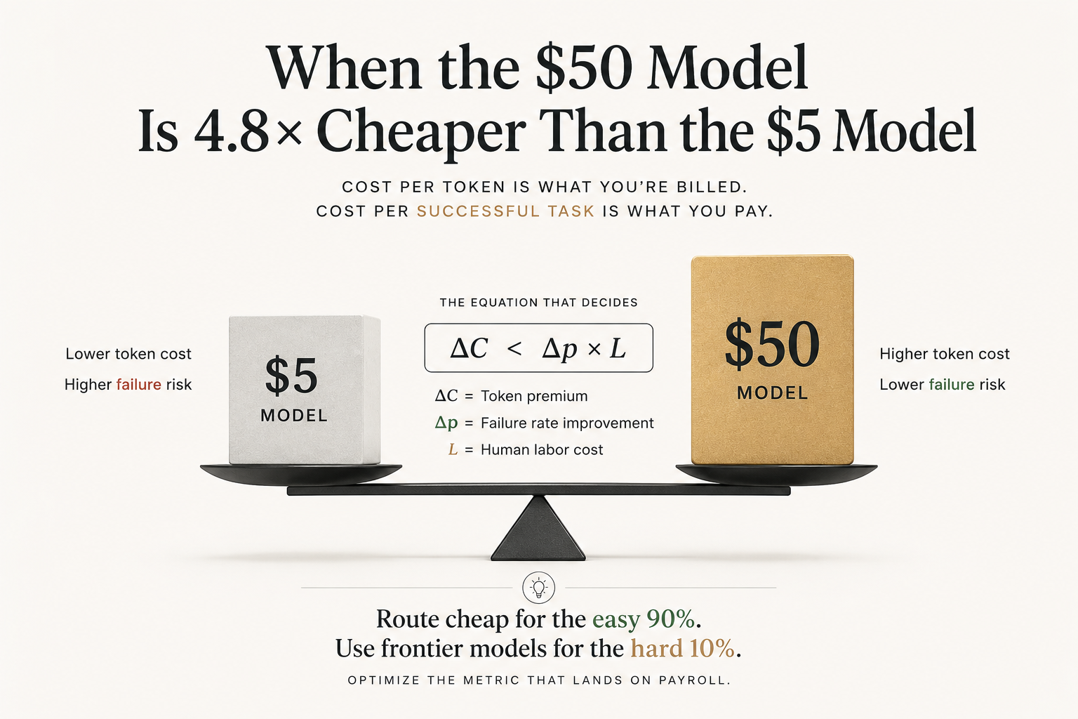 Why Cost Per Token Is the Wrong AI Metric