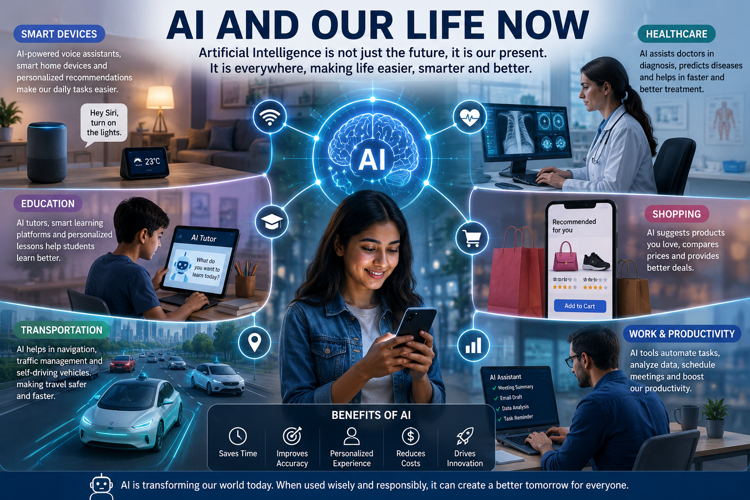 AI and Our Life Today: How Artificial Intelligence Is Changing the World