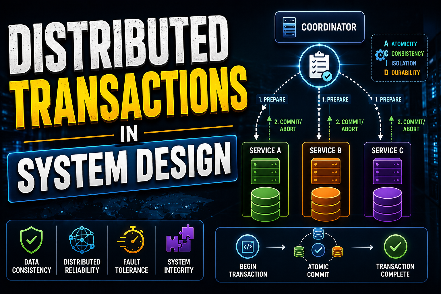 Distributed Transactions in System Design: Why Data Consistency Becomes Hard Once Your Application…