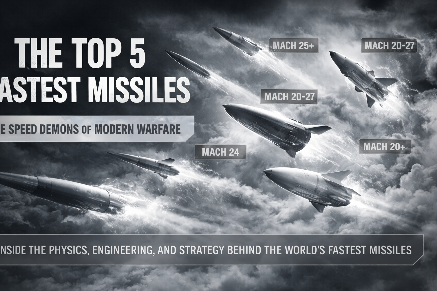 The Top 5 Fastest Missiles: The Speed Demons of Modern Warfare