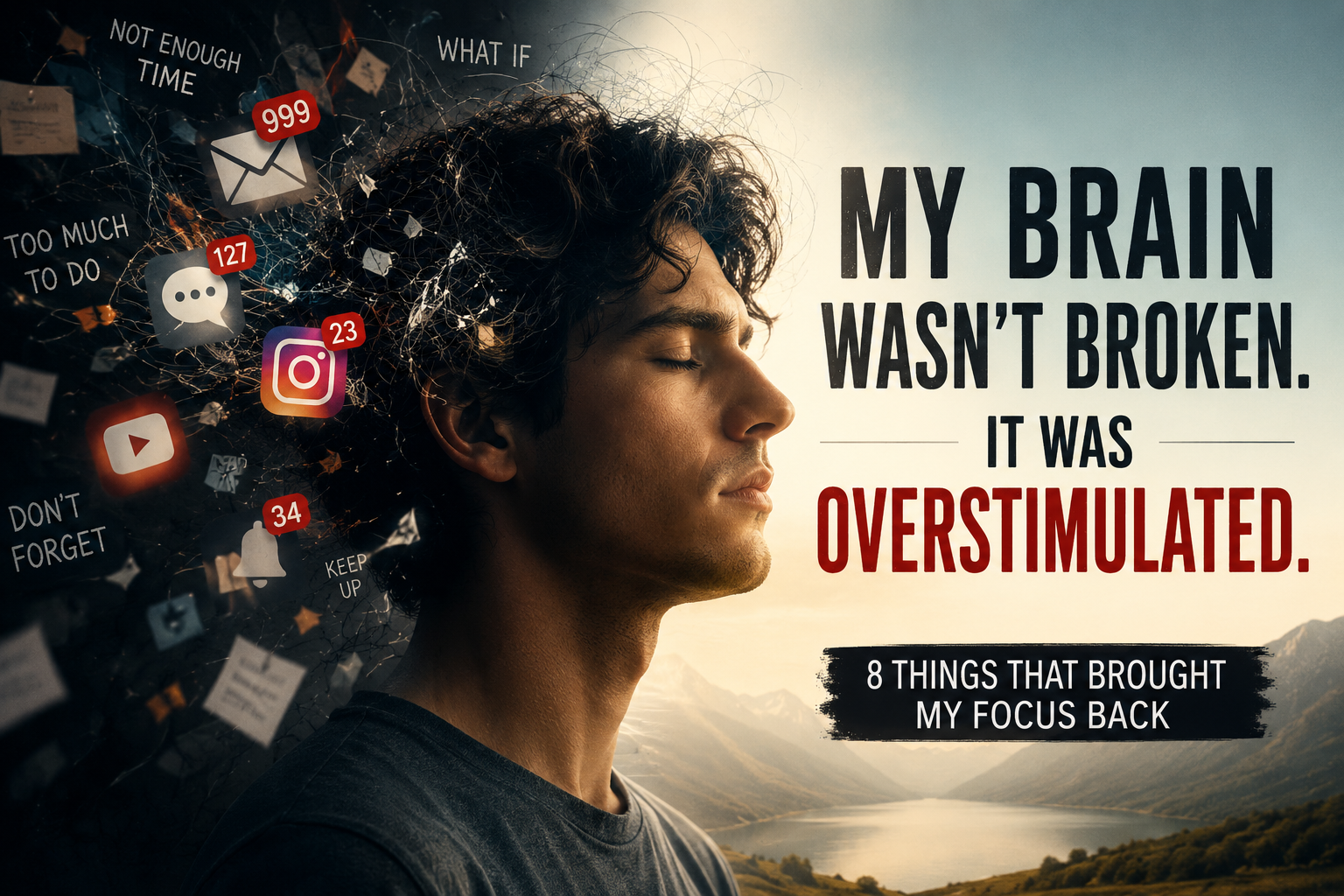 8 Things I Did to Fix My Unfocused Overstimulated Brain