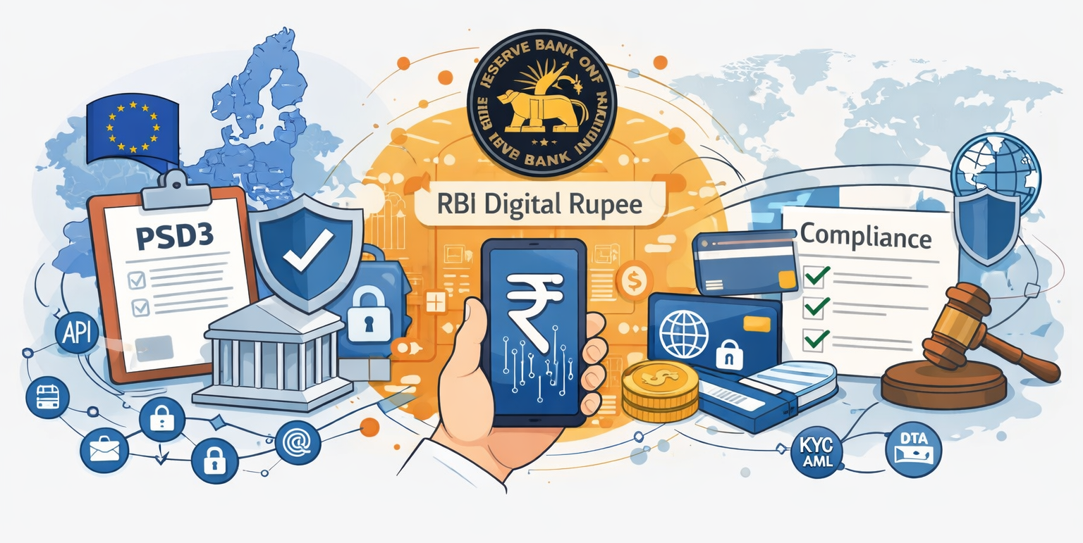 Regulatory Evolution: PSD3, RBI Digital Rupee, and Global Card Compliance