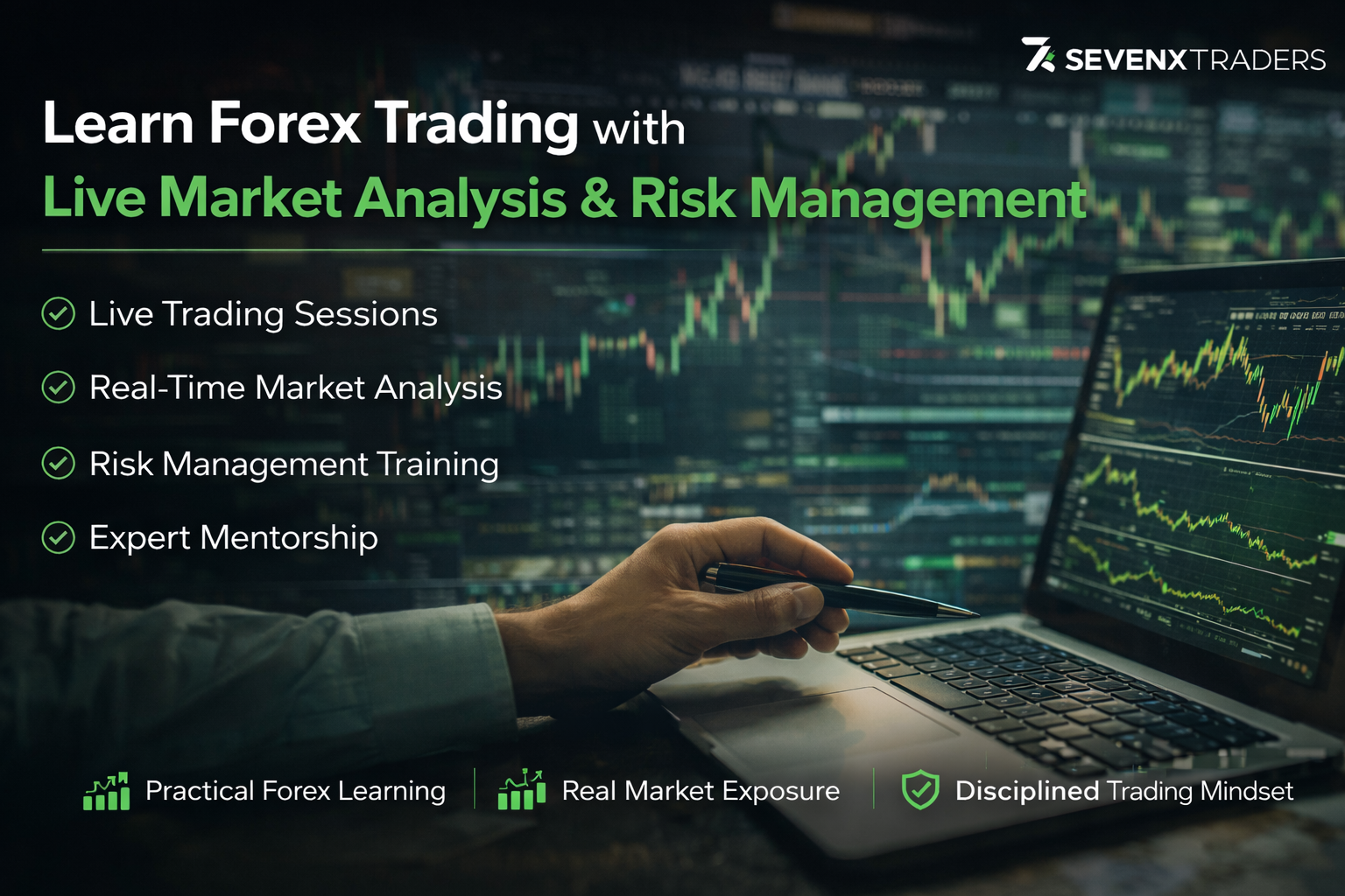 Learn Forex Trading with Live Market Analysis & Risk Management by 7x Traders