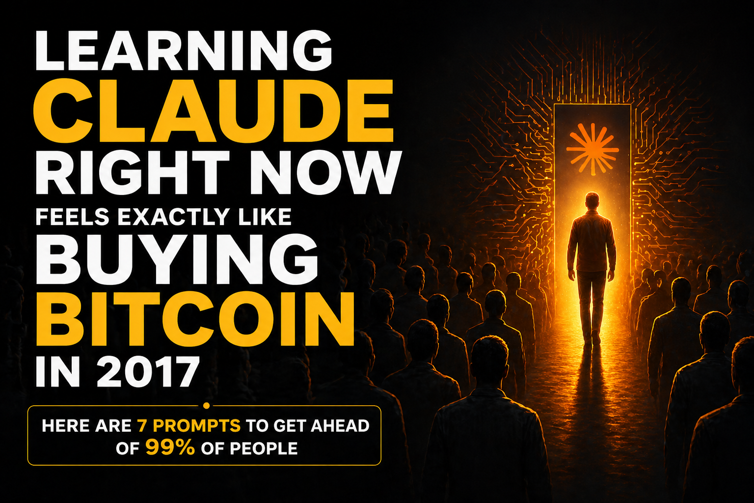 Learning Claude Right Now Feels Exactly Like Buying Bitcoin in 2017.