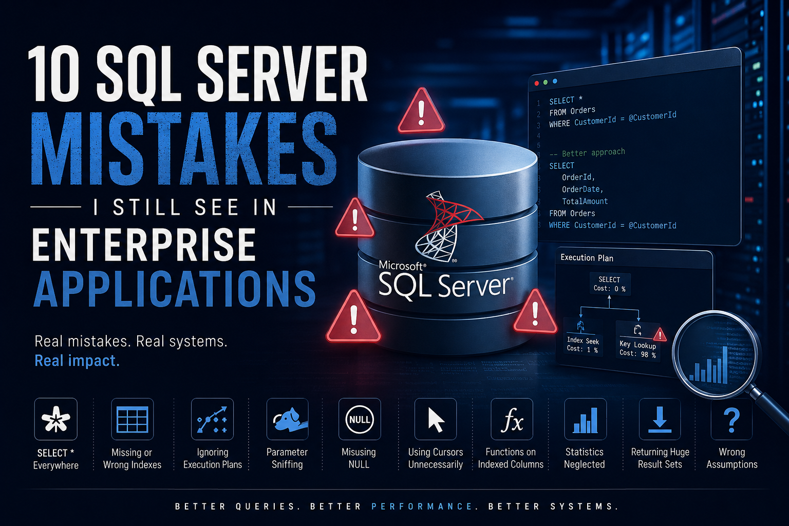 10 SQL Server Mistakes I Still See in Enterprise Applications