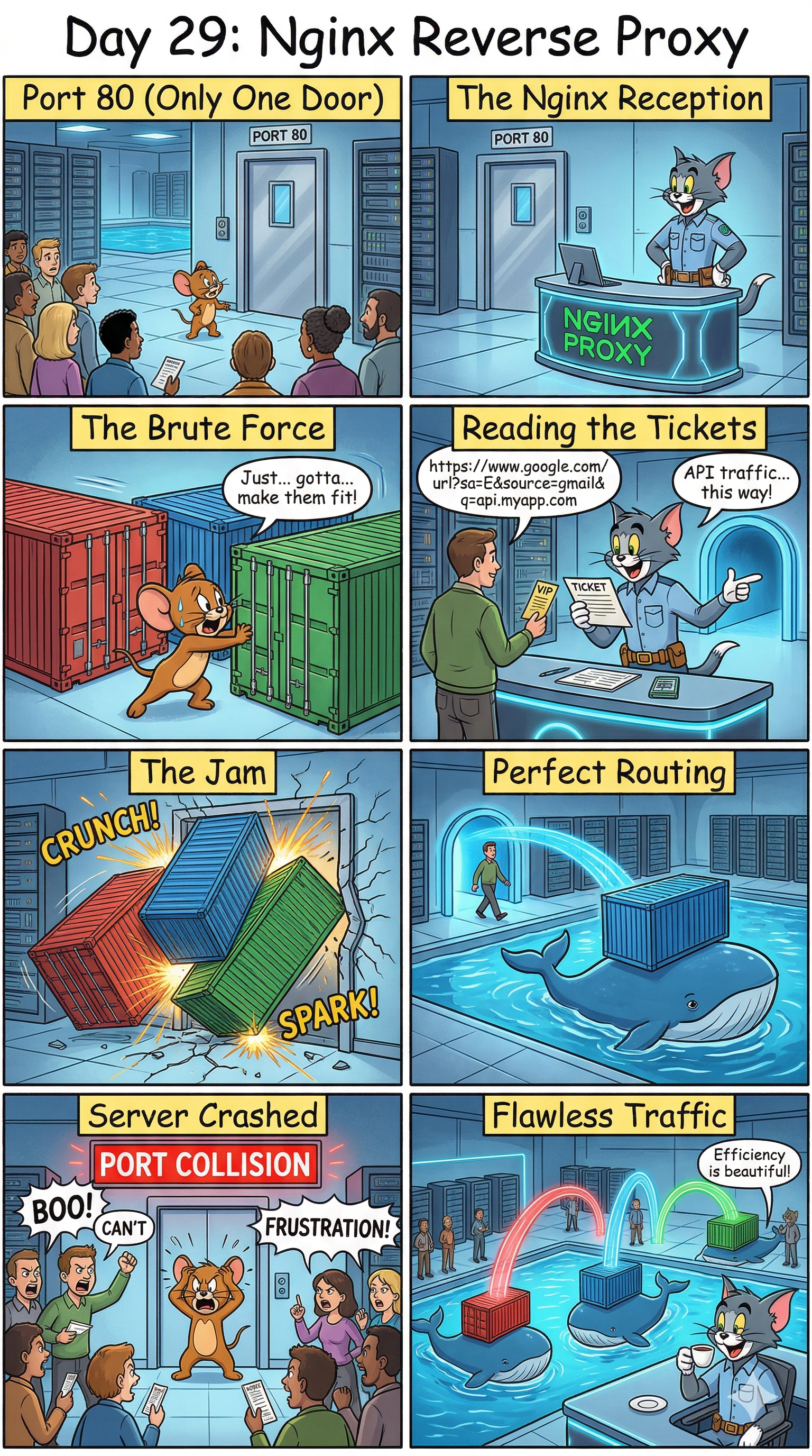 Day 29: The Ultimate Traffic Cop — Hosting Multiple Domains with Nginx Reverse Proxy.