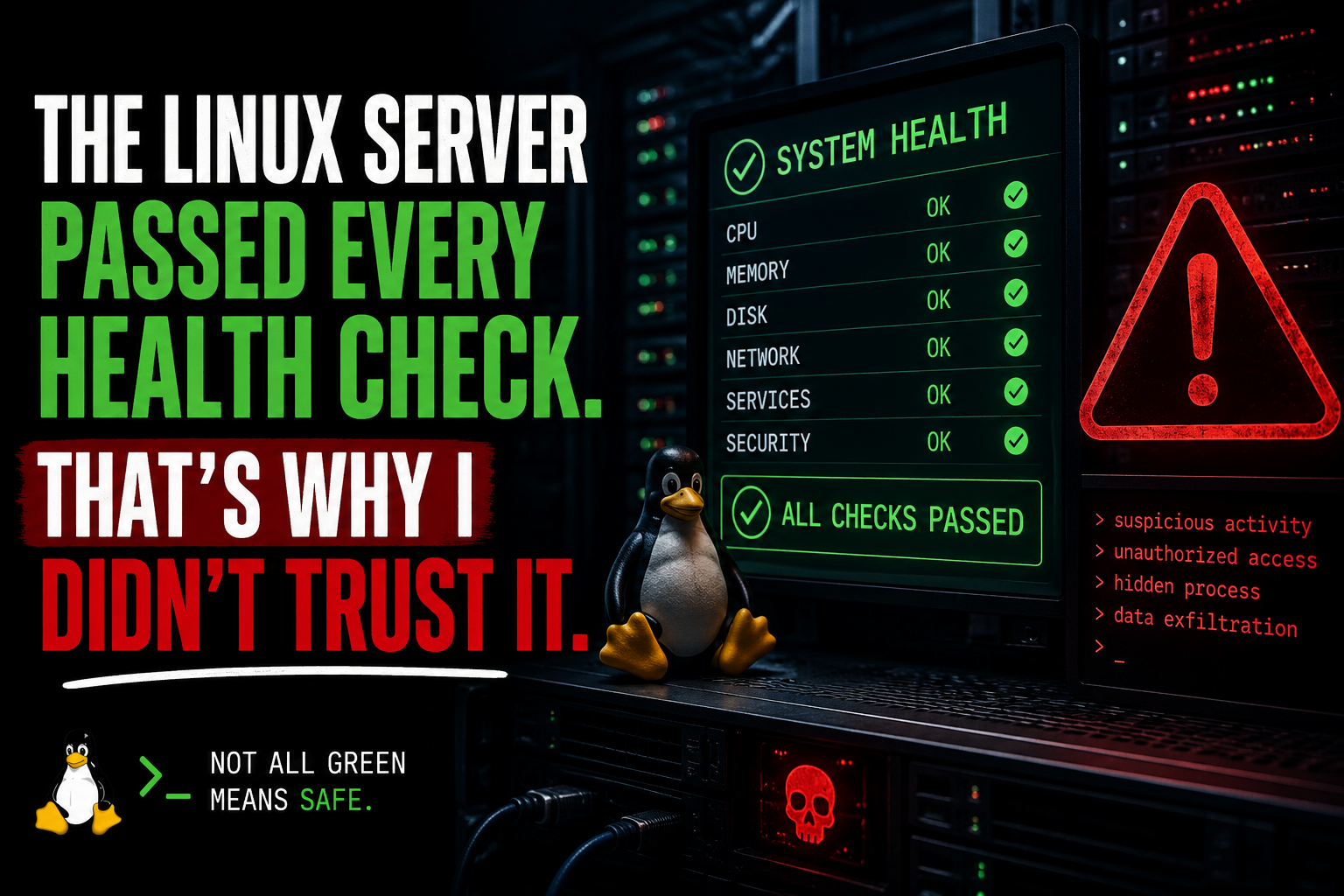 The Linux Server Passed Every Health Check. That’s Why I Didn’t Trust It.