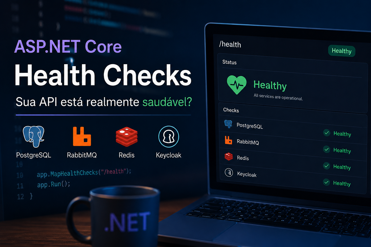 Health Checks no ASP.NET Core: sua API está realmente saudável?