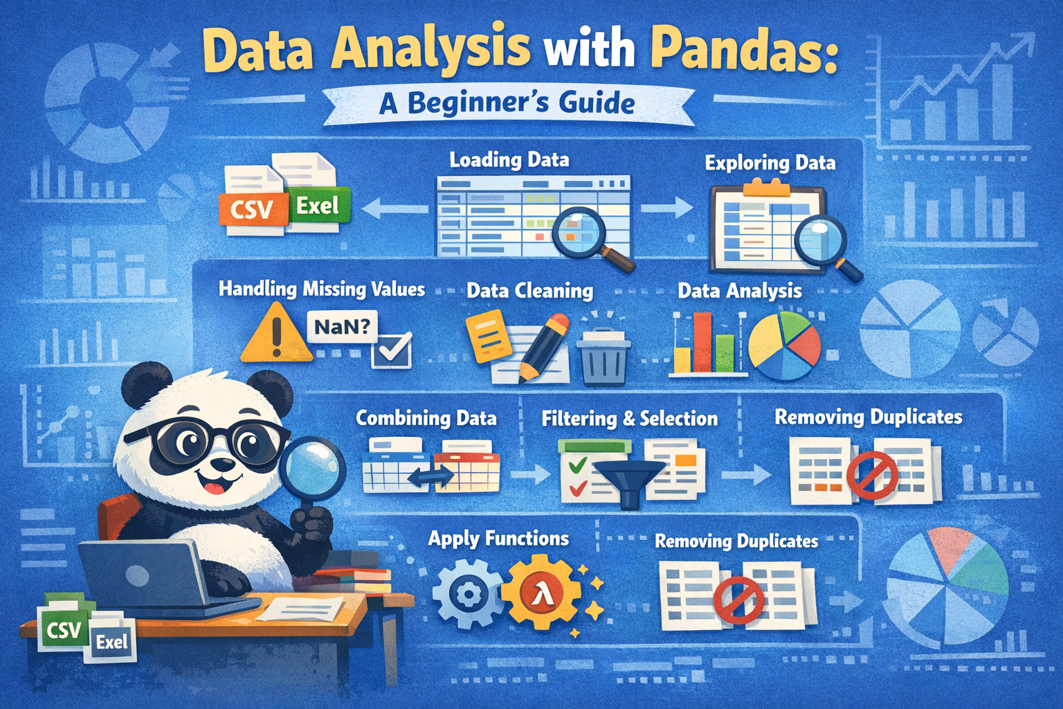 Ultimate Pandas Cheat Sheet / A Beginner-Friendly Guide to Data Analysis with Pandas