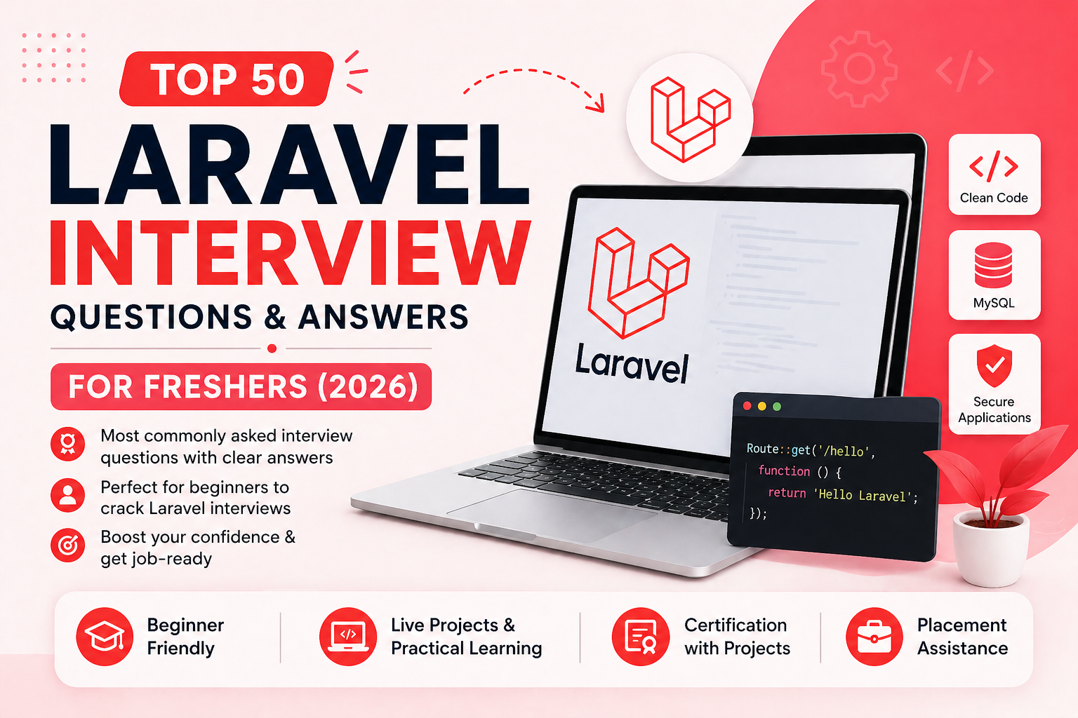 Top Laravel Interview Questions and Answers for Freshers