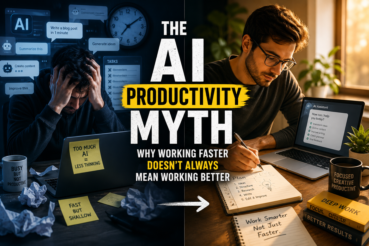 The AI Productivity Myth: Why Working Faster Doesn't Always Mean Working Better