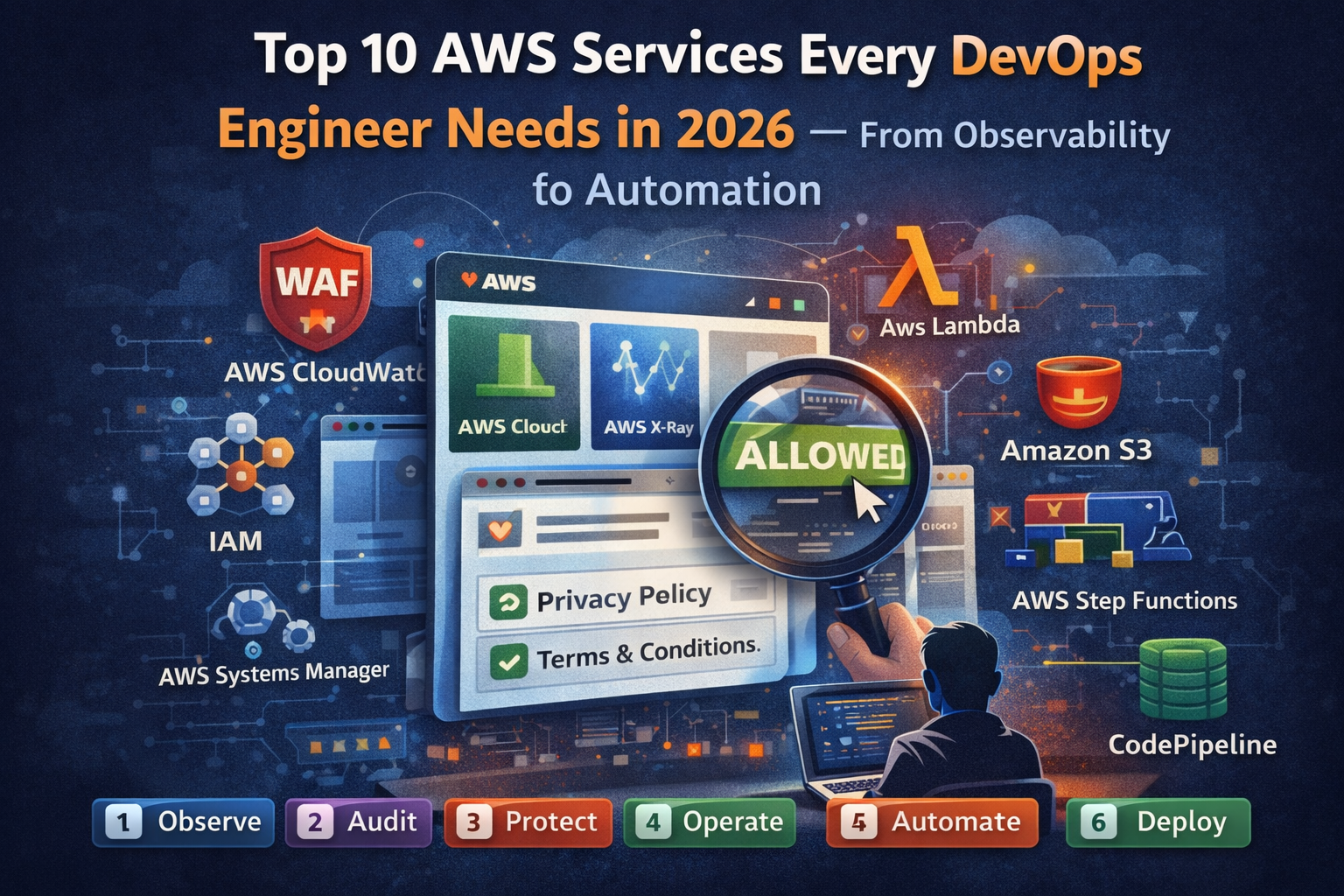 Top 10 AWS Services Every DevOps Engineer Needs in 2026 — From Observability to Automation