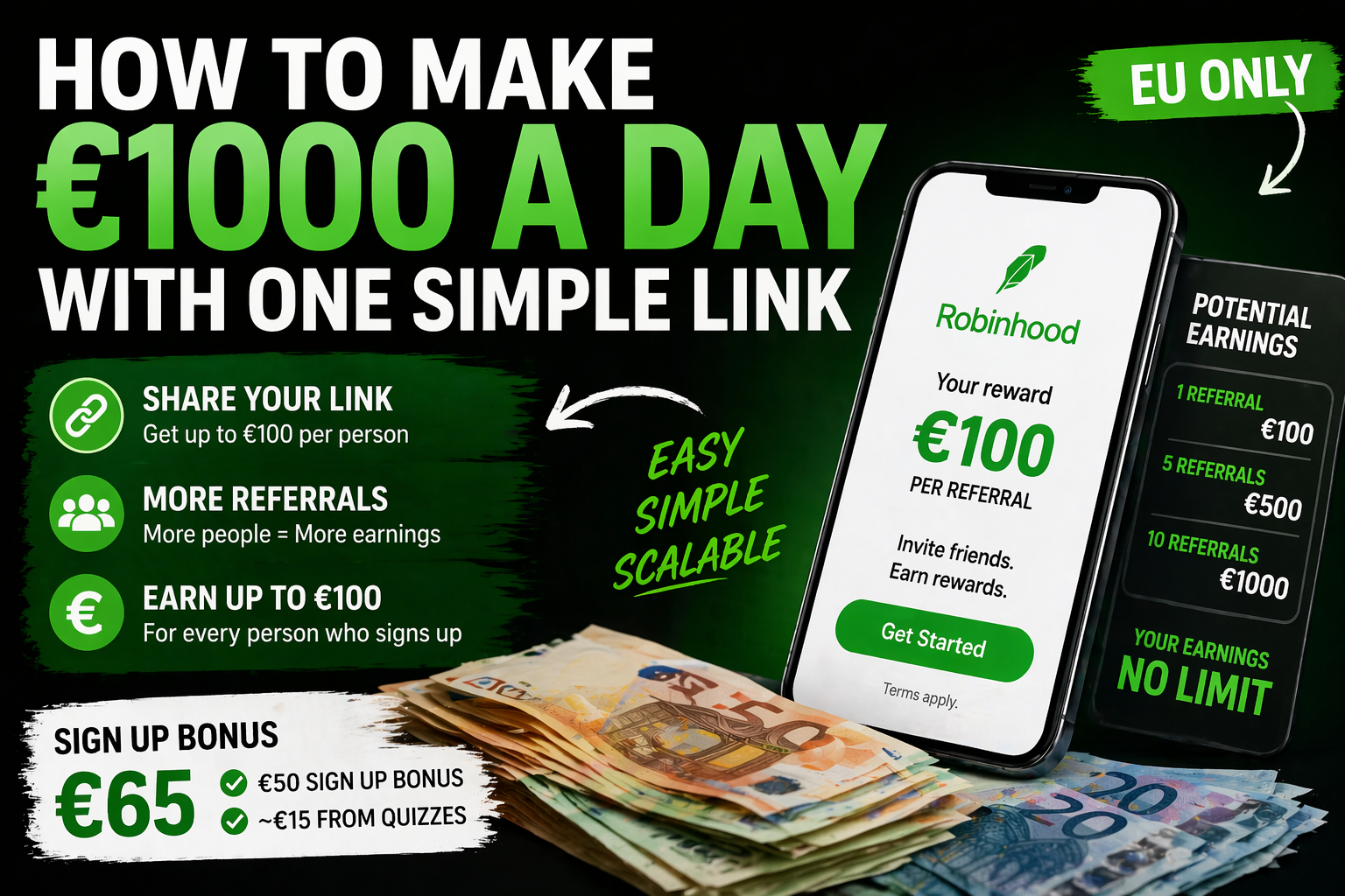  How to Make Up to €1000 a Day With One Simple Link (EU Only)