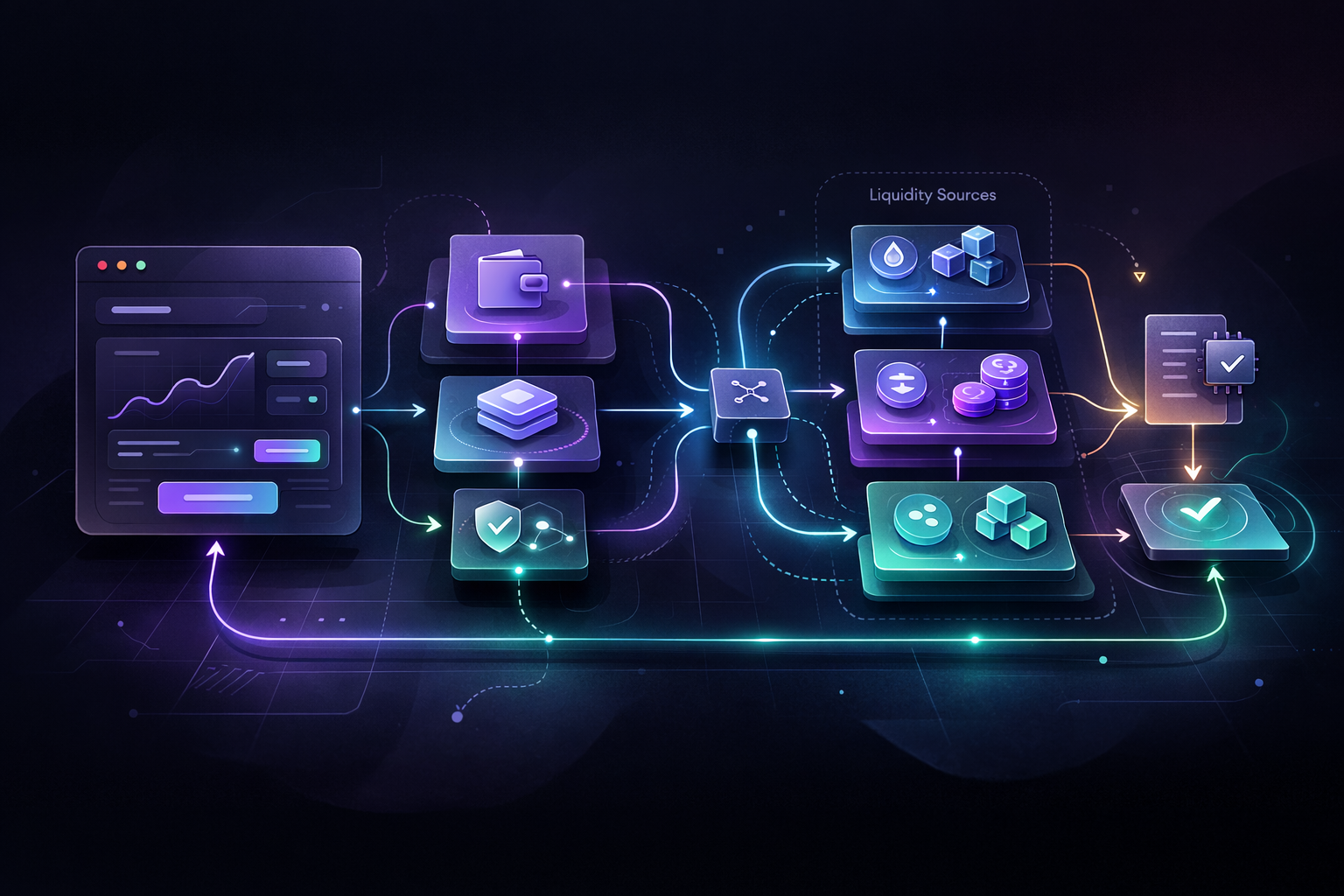 Inside a DeFi Trading Interface: Architecture, Liquidity Routing, and Execution Flow