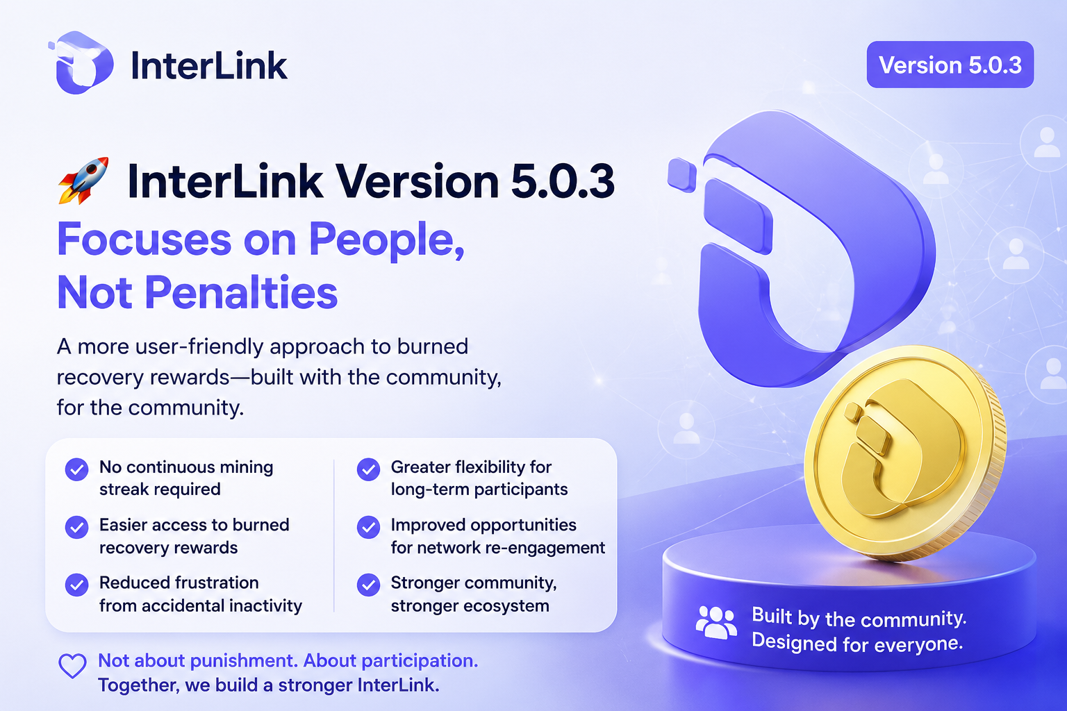 InterLink Version 5.0.3: Making Recovery Rewards More Accessible for Everyone