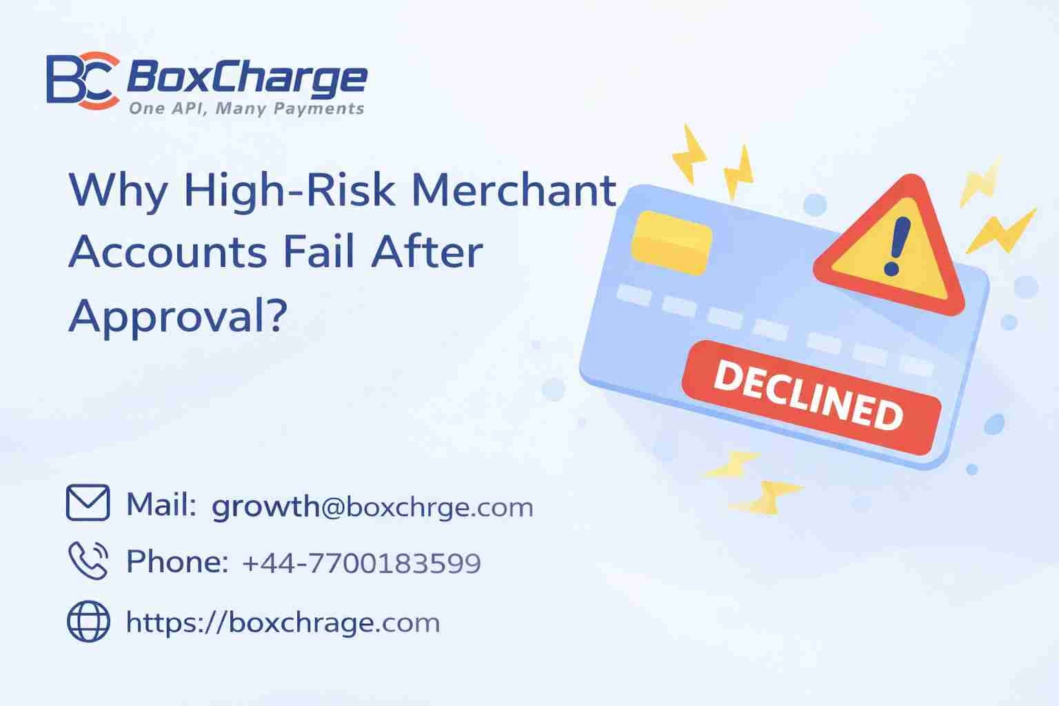 Why High-Risk Merchant Accounts Fail After Approval | Fix It Before Shutdown
