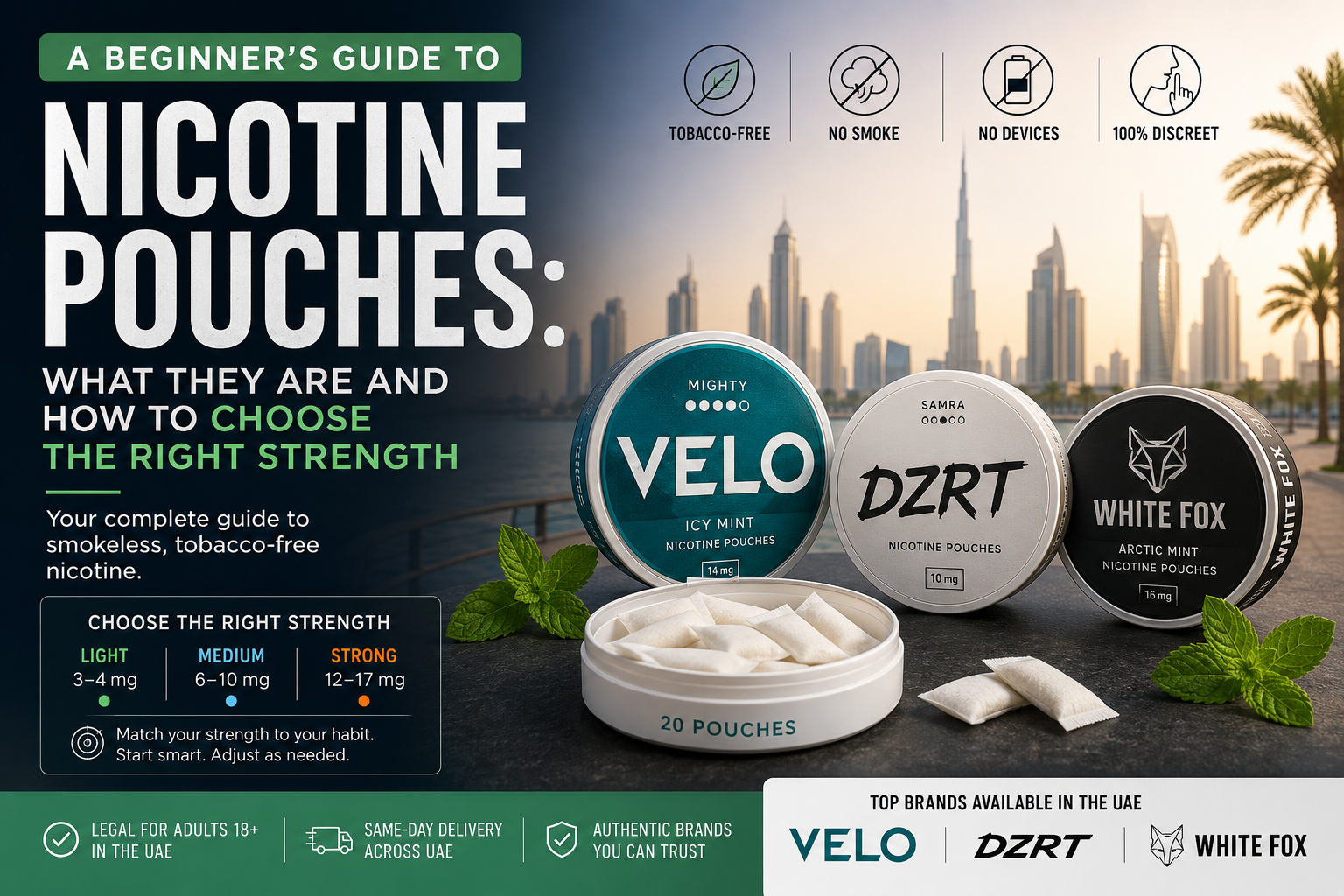 A Beginner’s Guide to Nicotine Pouches: What They Are and How to Choose the Right Strength