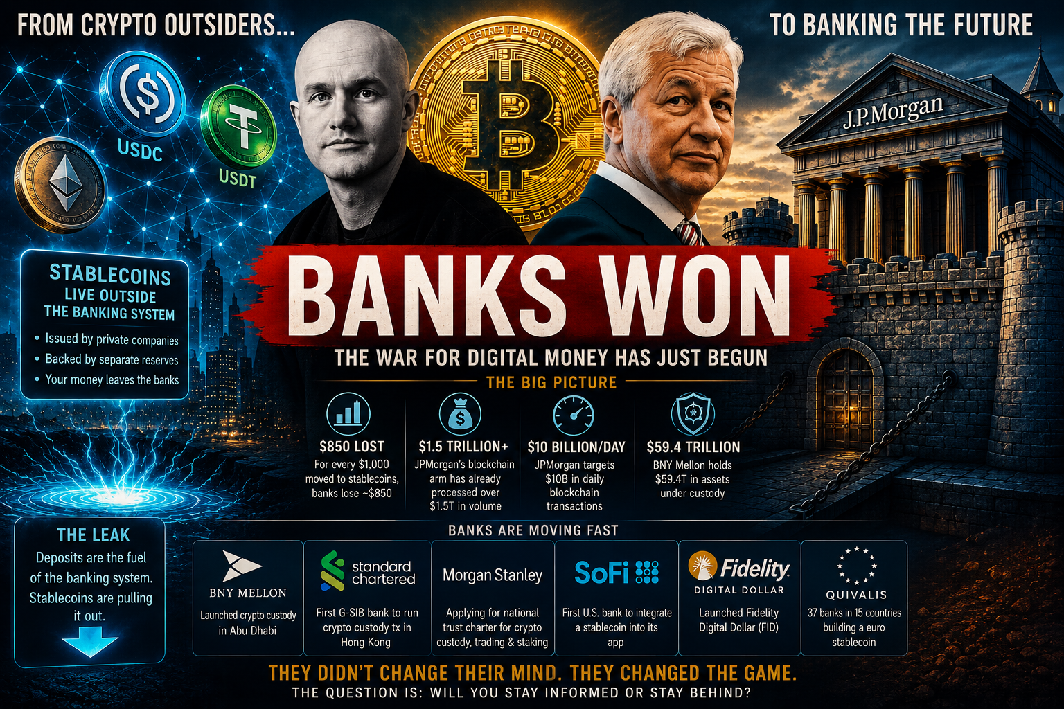 Are Big BanksTaking Over Crypto?