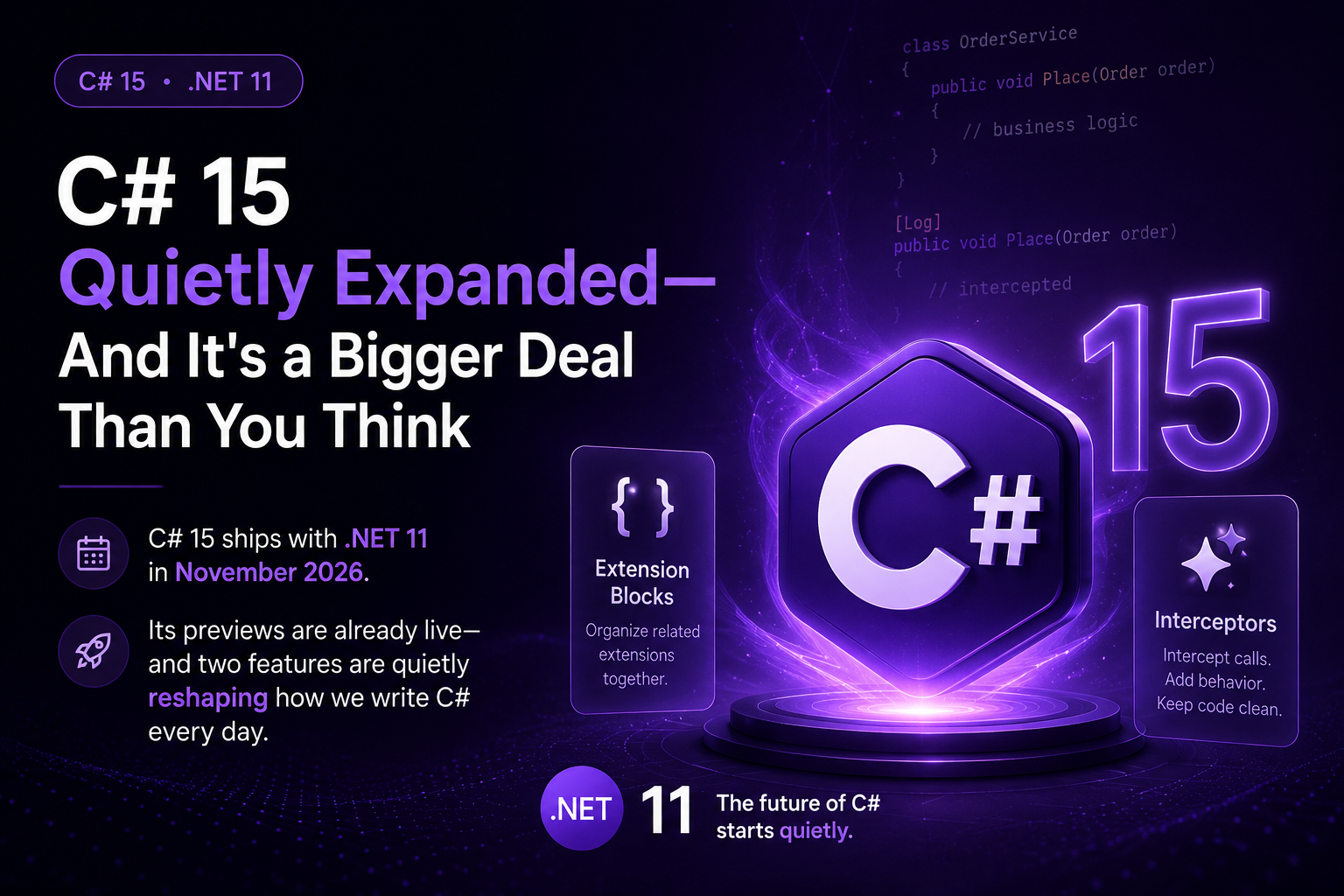 C# 15 Quietly Expanded — And It’s a Bigger Deal Than You Think