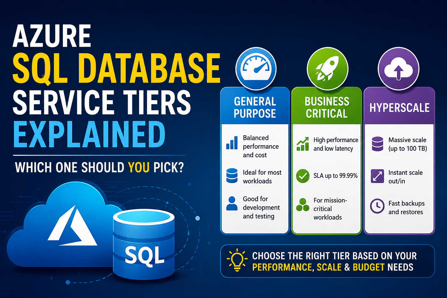 Azure SQL Database Service Tiers Explained: Which One Should You Pick?
