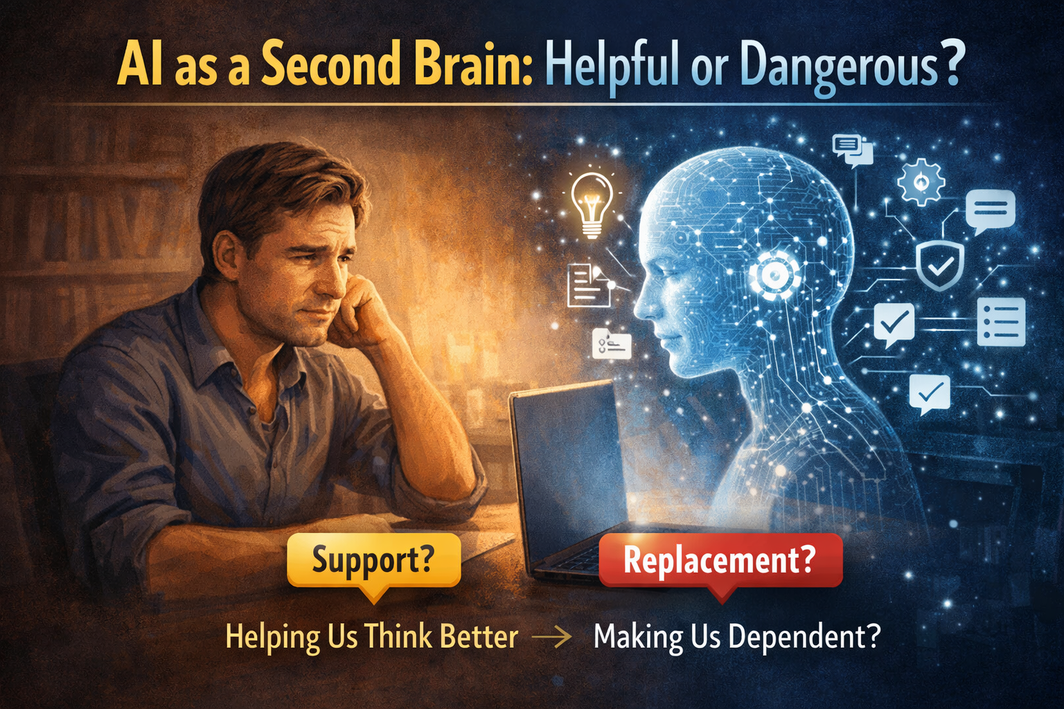AI as a Second Brain: Helpful or Dangerous?