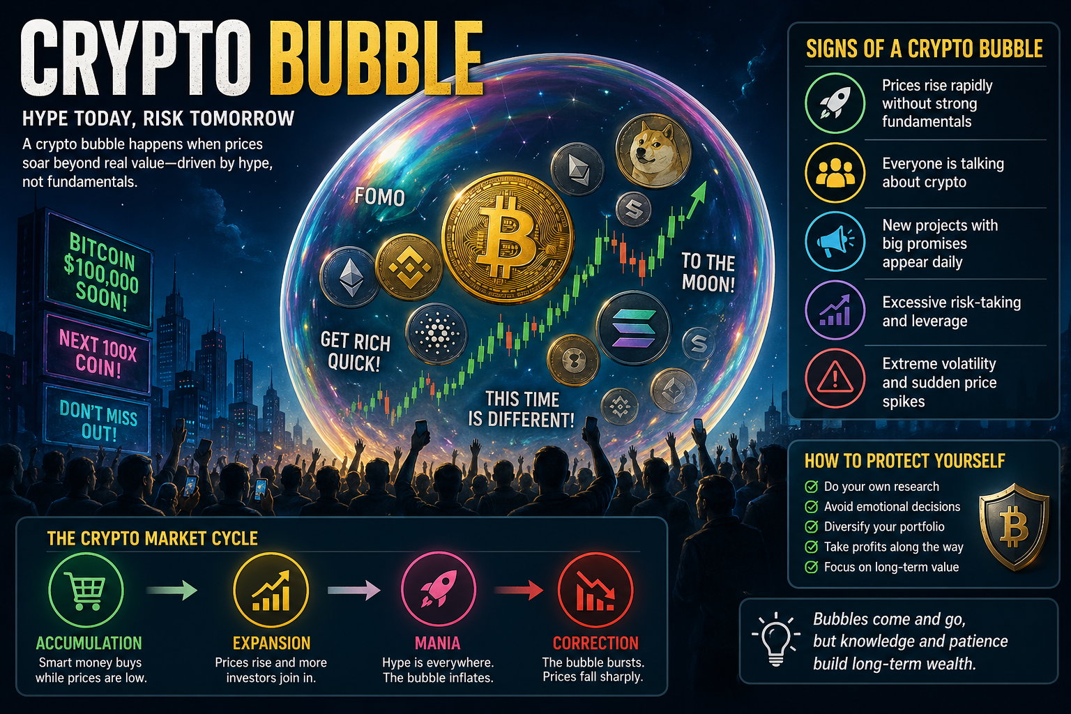 Understanding the Crypto Bubble: Hype, Cycles, and What Investors Should Know