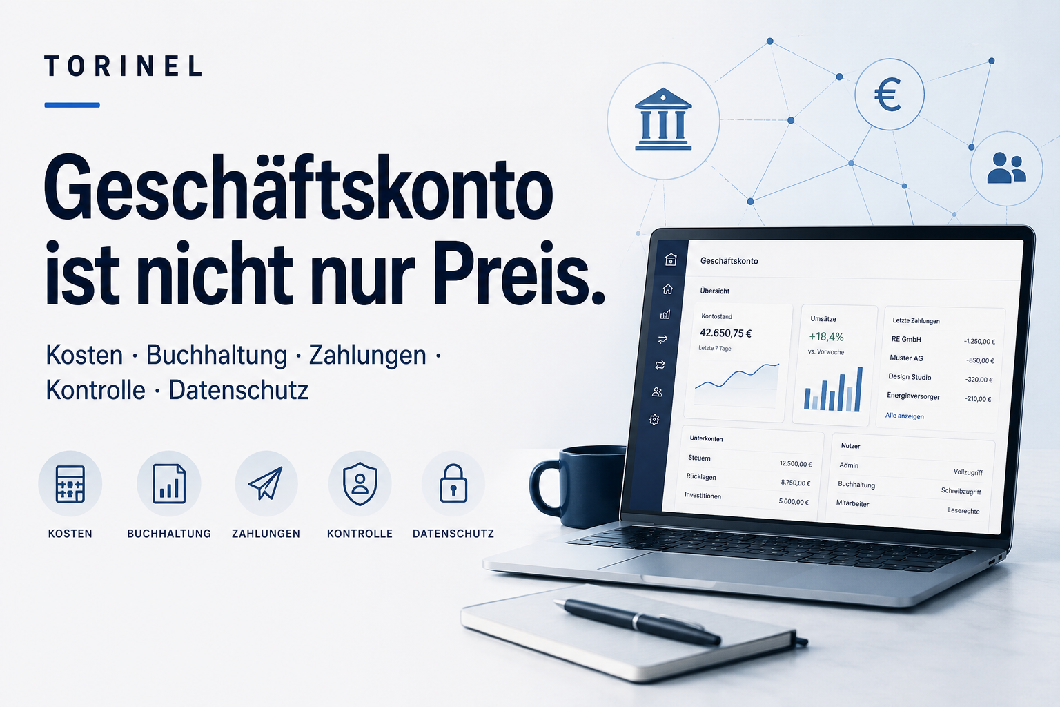 Geschäftskonten unterscheiden sich nicht nur im Preis