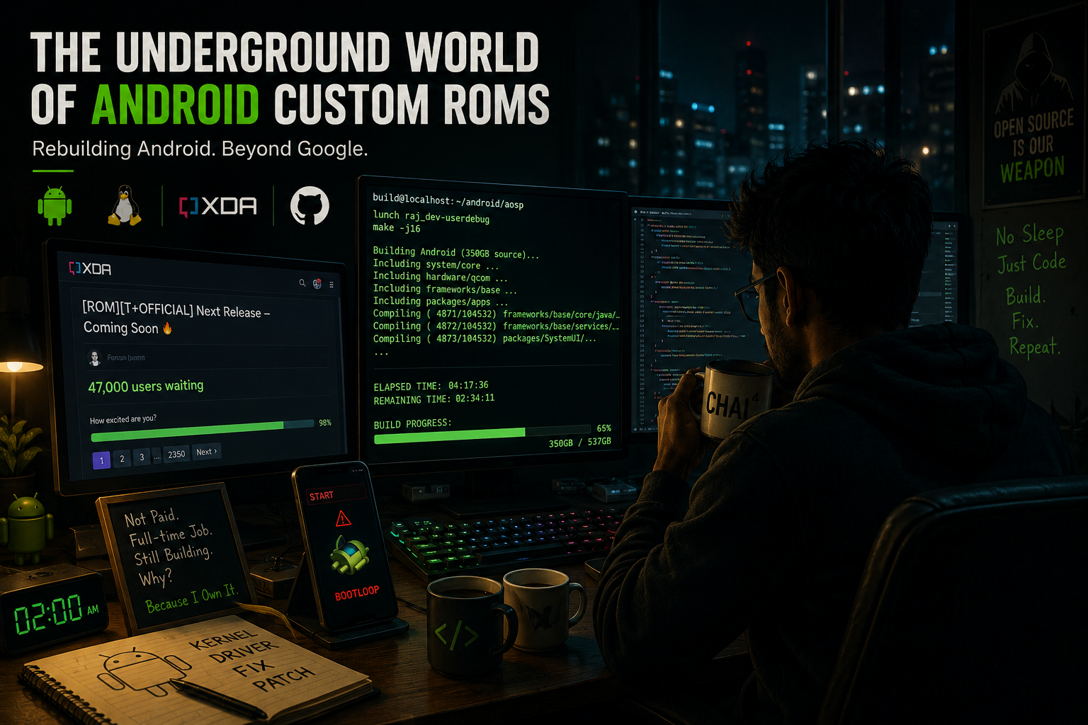 THE UNDERGROUND WORLD OF ANDROID CUSTOM ROMs— and Why Developers Are Building the Future Here
