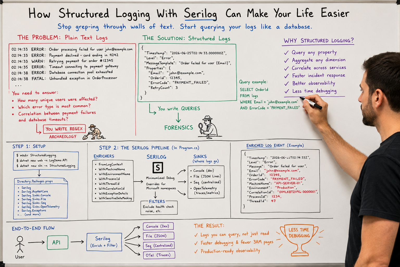 How Structured Logging With Serilog Can Make Your Life Easier