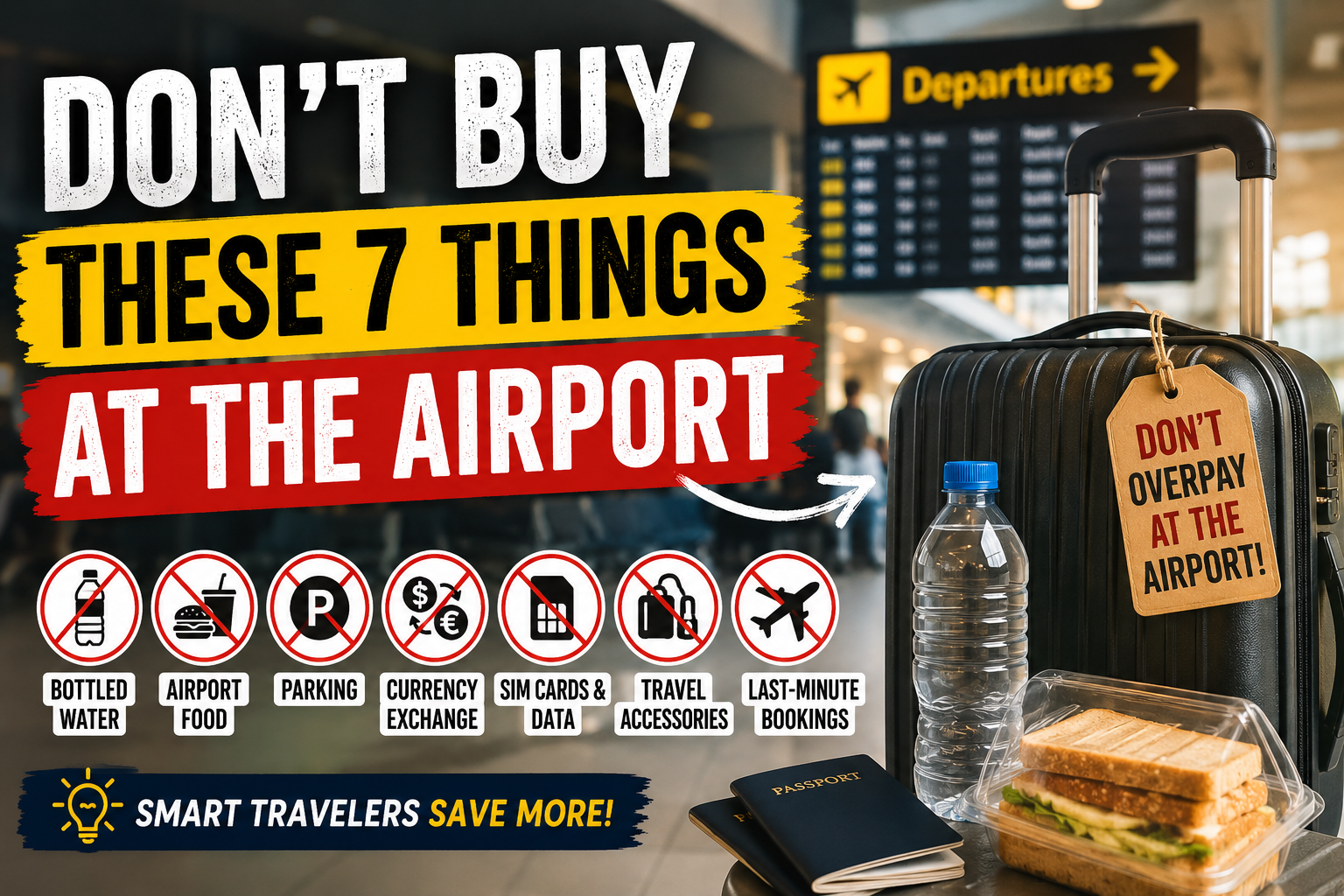 Don’t Buy These 7 Things at the Airport: Easy Ways to Save Money Befor Don’t Buy These 7 Things at the Airport: Easy Ways to Save Money Befor