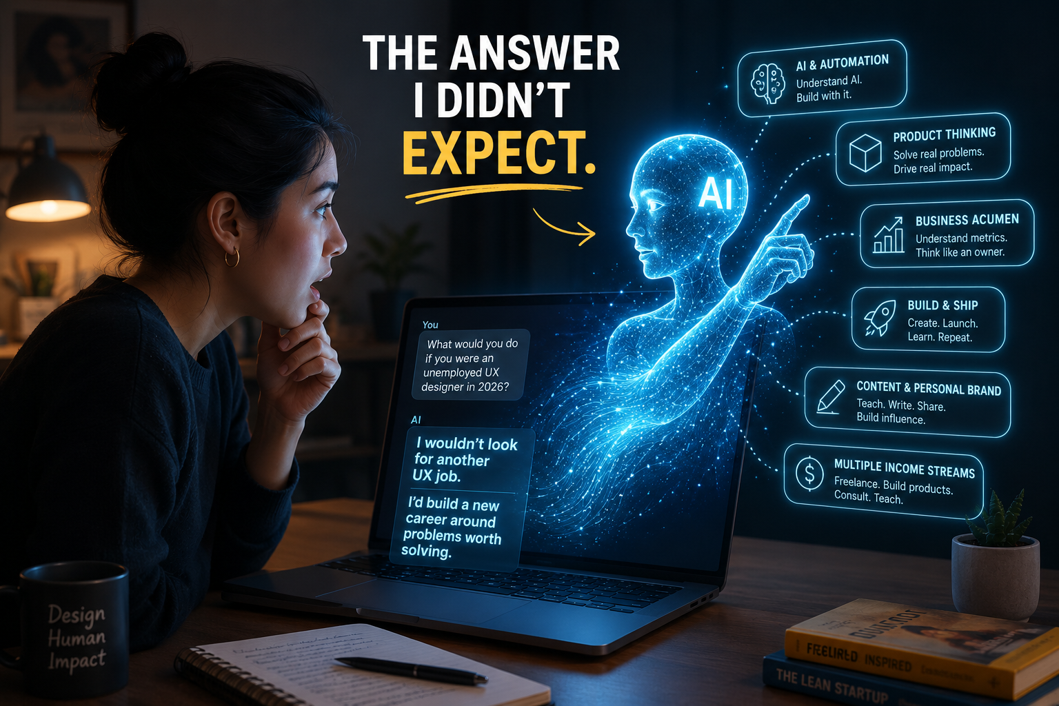 I Asked AI: What Would You Do as an Unemployed UX Designer in 2026?