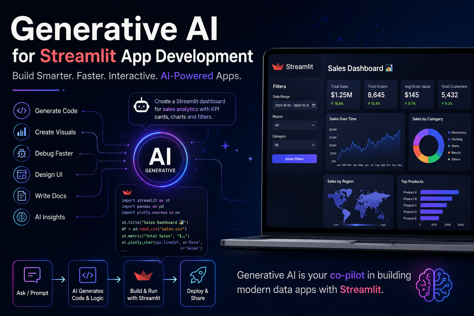 How Generative AI is Revolutionizing Streamlit App Development