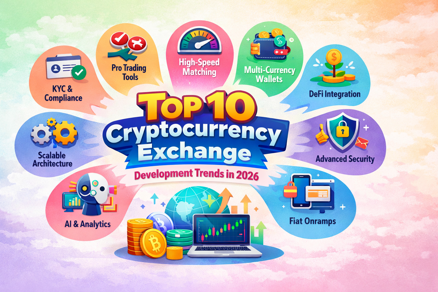 Top 10 Cryptocurrency Exchange Development Trends in 2026
