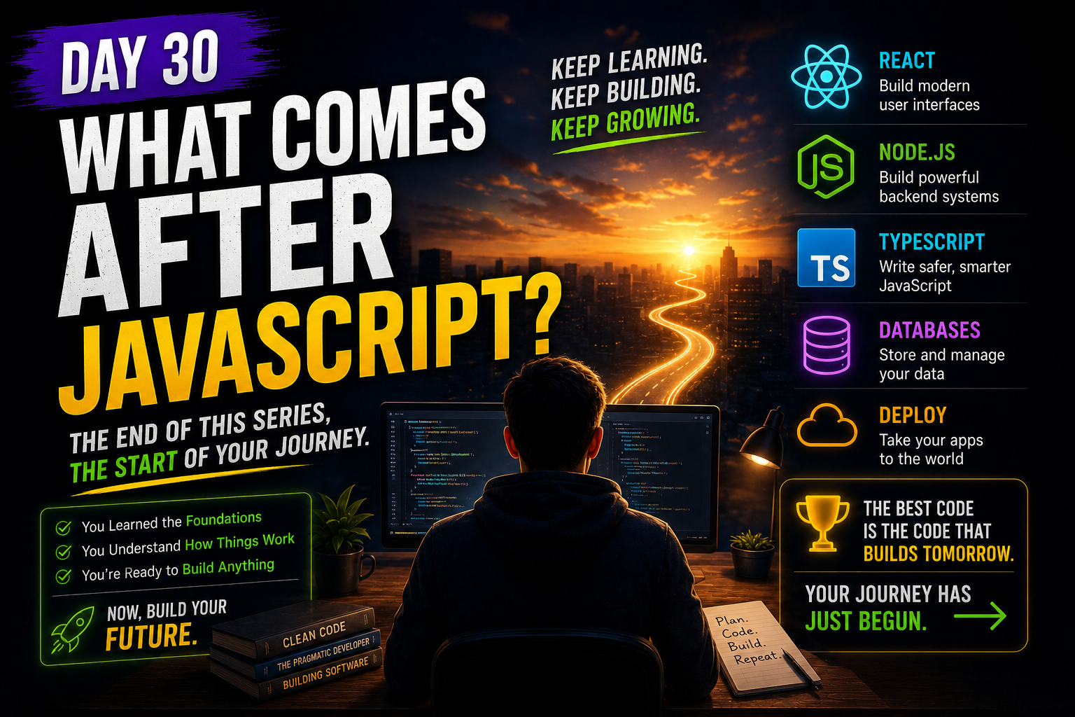 Day 30 — What Comes After JavaScript?