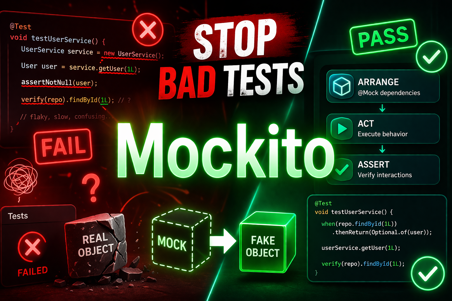 Stop Writing Bad Tests: Mockito Explained Simply (Part 1)