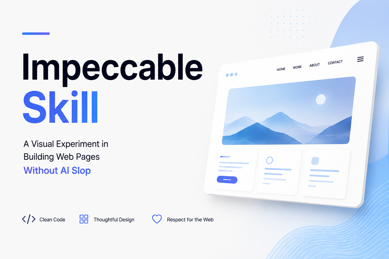 From AI Slop to Design System: Testing the Impeccable Skill