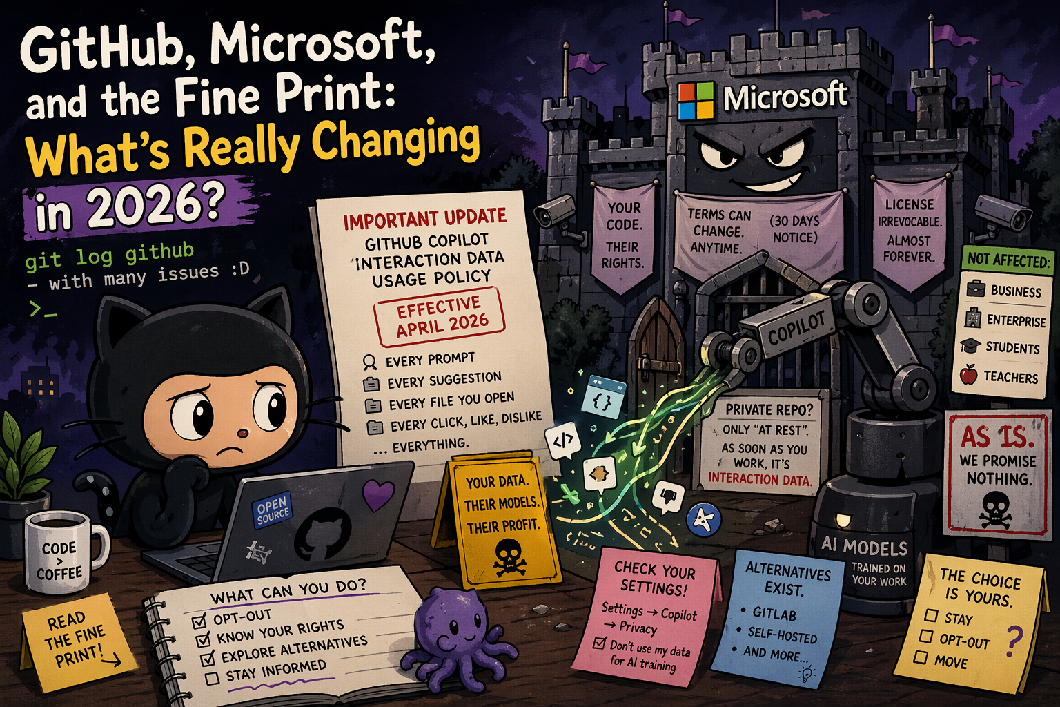 GitHub, Microsoft, and the Fine Print: What’s Really Changing in 2026?