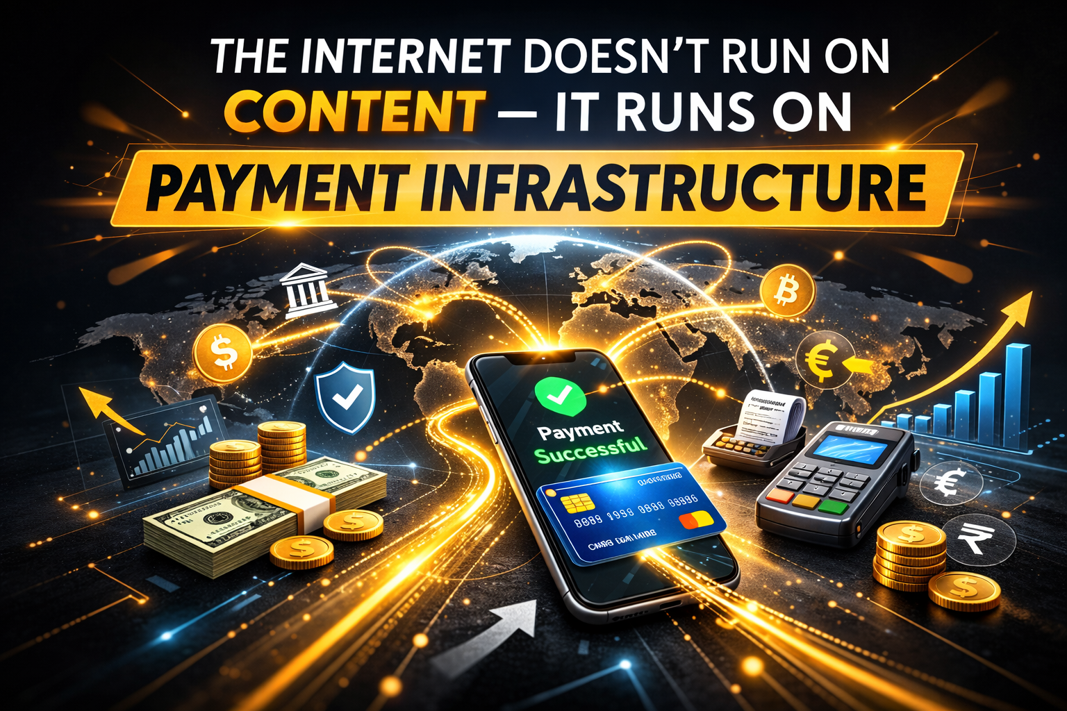 The Internet Doesn’t Run on Content. It Runs on Payment Infrastructure.