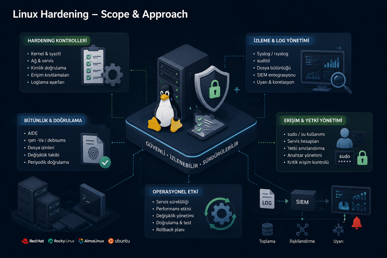 Linux Hardening Çalışması Nasıl Planlanmalı?