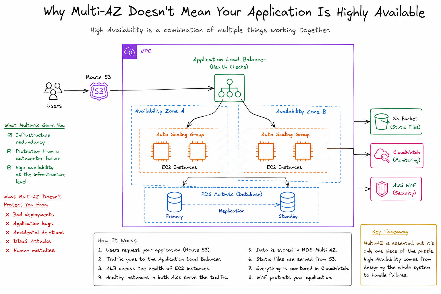 Why Multi-AZ Doesn’t Mean Your AWS Application Is Highly Available