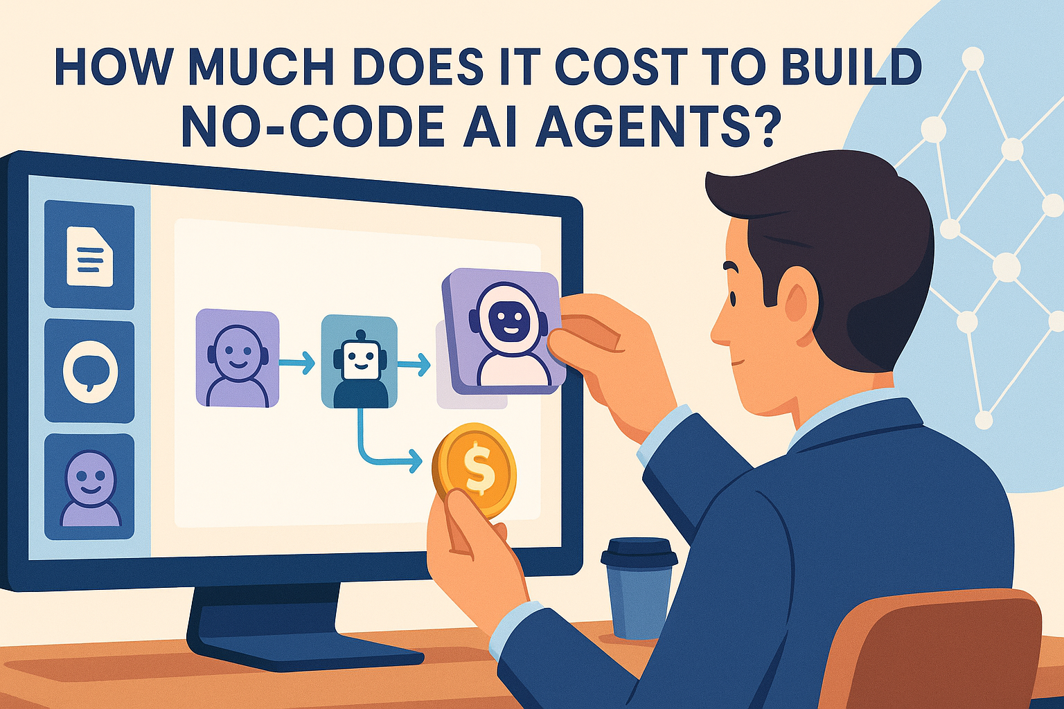How Much Does It Cost to Build No-Code AI Agents in 2025?