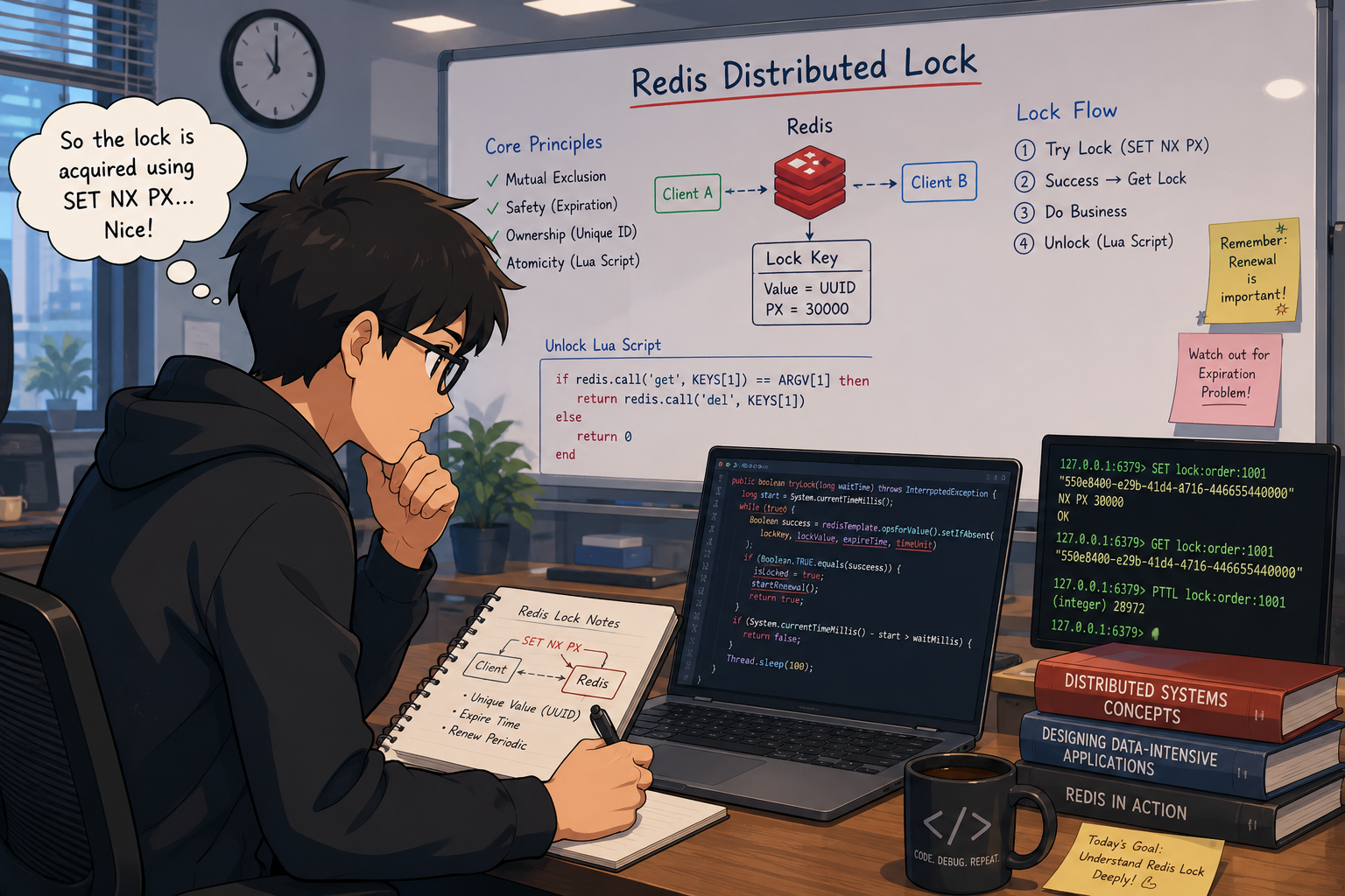 Redis Distributed Locks Deep Dive: From Core Principles to Source Code Implementation