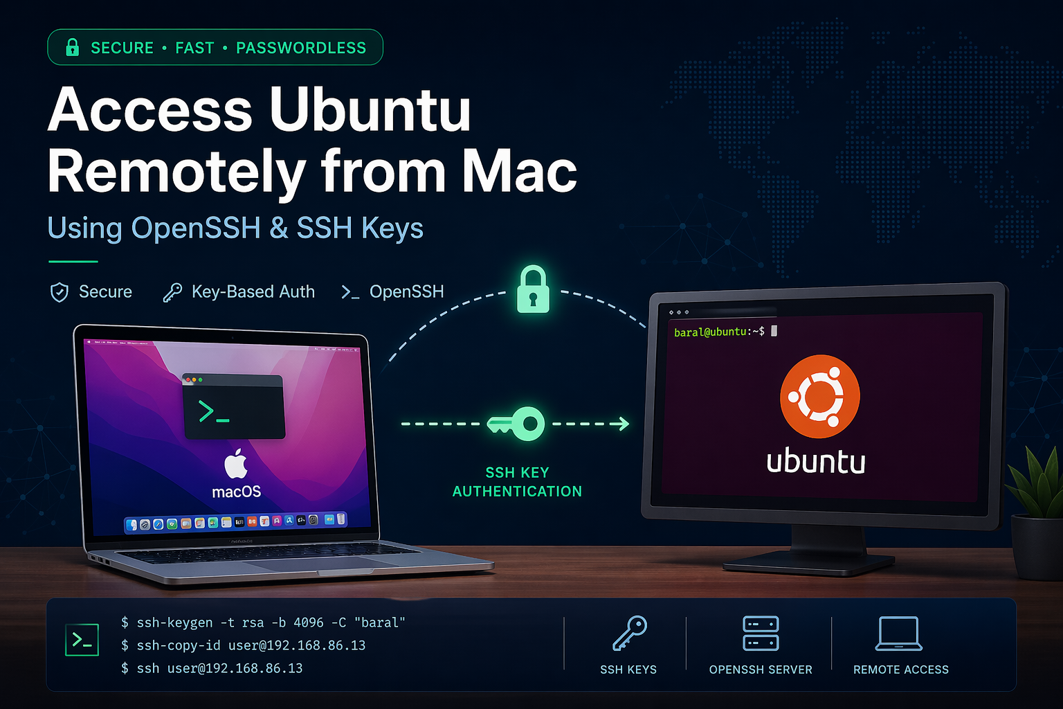 Setting Up Passwordless SSH Access from Mac to Ubuntu