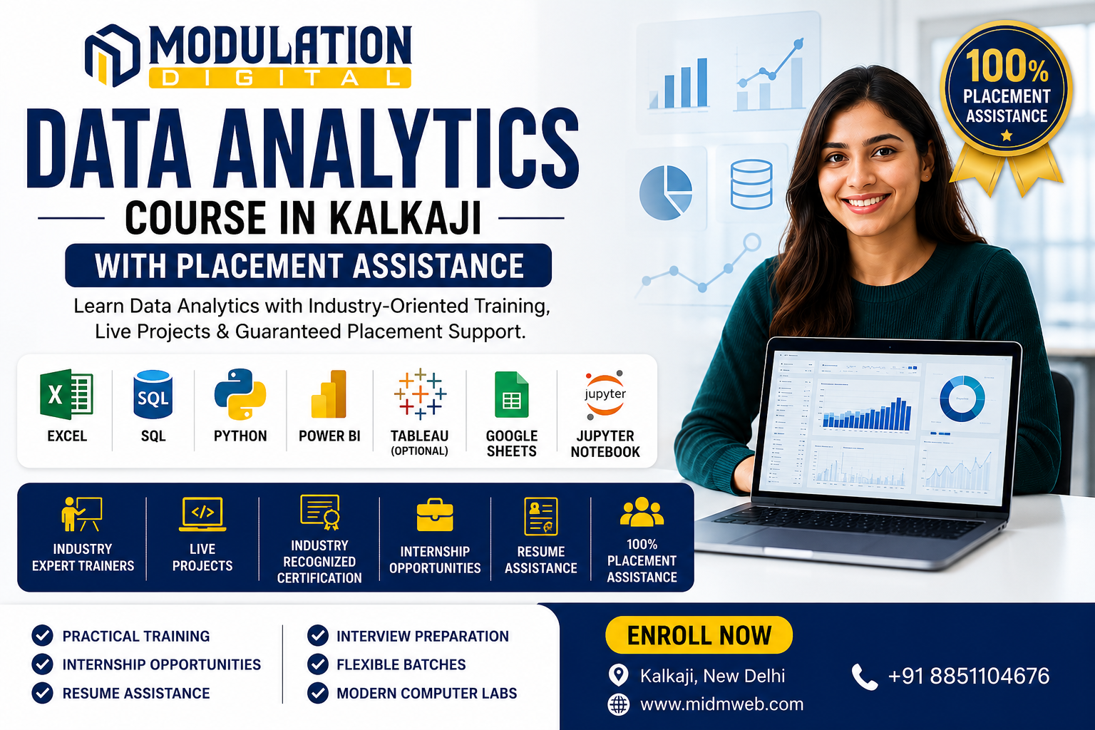 Industry-Oriented Data Analytics Training in Kalkaji