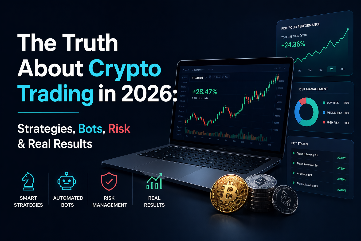  The Truth About Crypto Trading in 2026: Strategies, Bots, Risk & Real Results