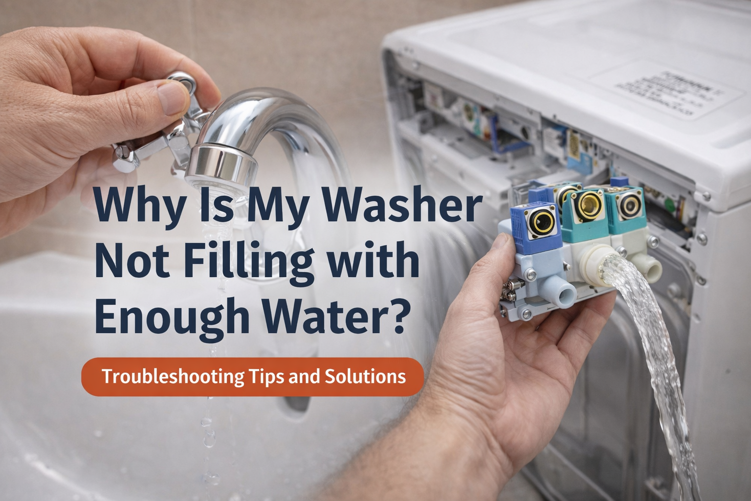 Why Is My Washer Not Filling With Enough Water? (7 Causes + Easy Fixes)