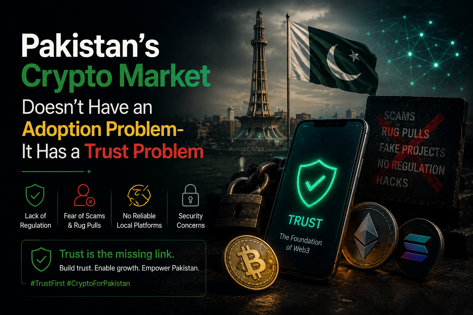 Pakistan’s Crypto Market Doesn’t Have an Adoption Problem — It Has a Trust Problem