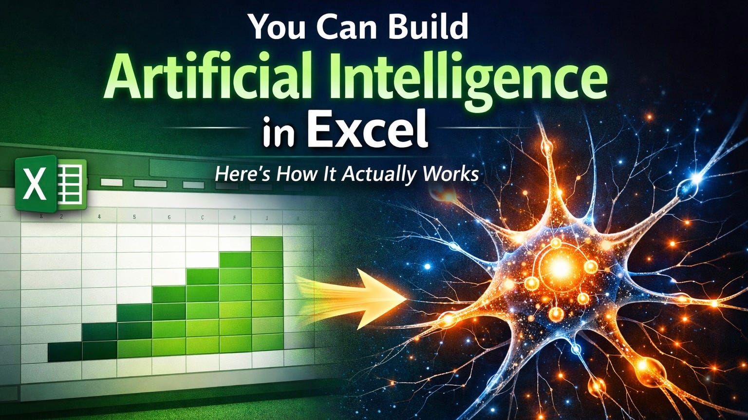 You Can Build Artificial Intelligence in Excel — Here’s How It Actually Works