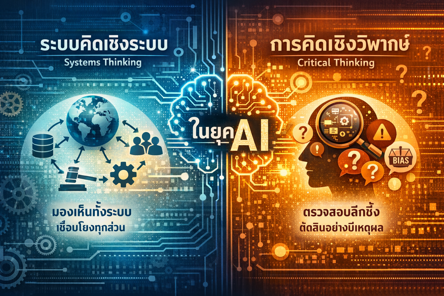 ทำไม Systems Thinking + Critical Thinking จึงสำคัญอย่างยิ่งในยุค AI