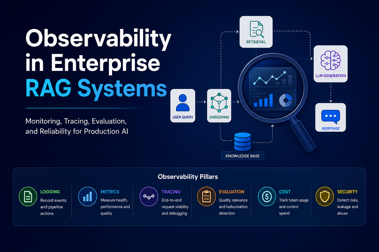 Observability in Enterprise RAG Systems: Monitoring, Tracing, Evaluation, and Reliability